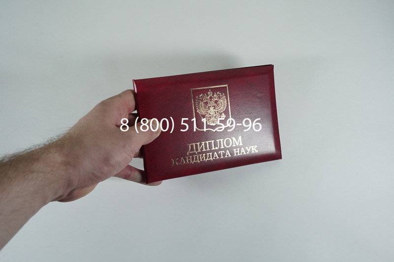 Диплом кандидата наук 2010 в Кирове